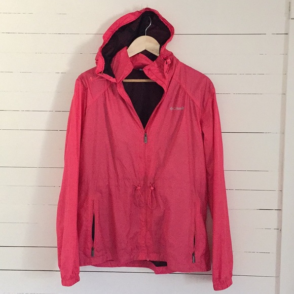 Columbia Jackets & Blazers - 🛍 BUY 1 GET 1 FREE 🛍 Hot Pink Windbreaker